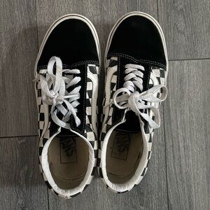 Vans Black and White Checkered Shoes